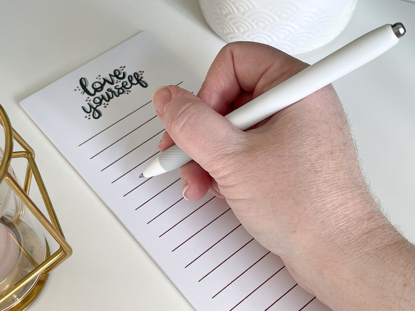 Love Yourself Tall Notepad