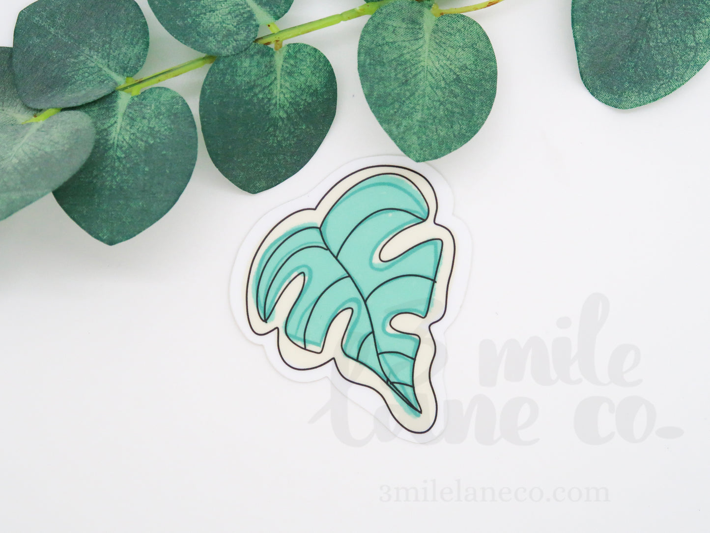 Plantastic Monstera Waterproof Sticker