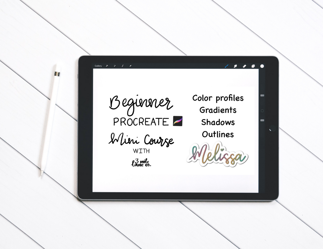 My Beginner Procreate Mini Course is LIVE