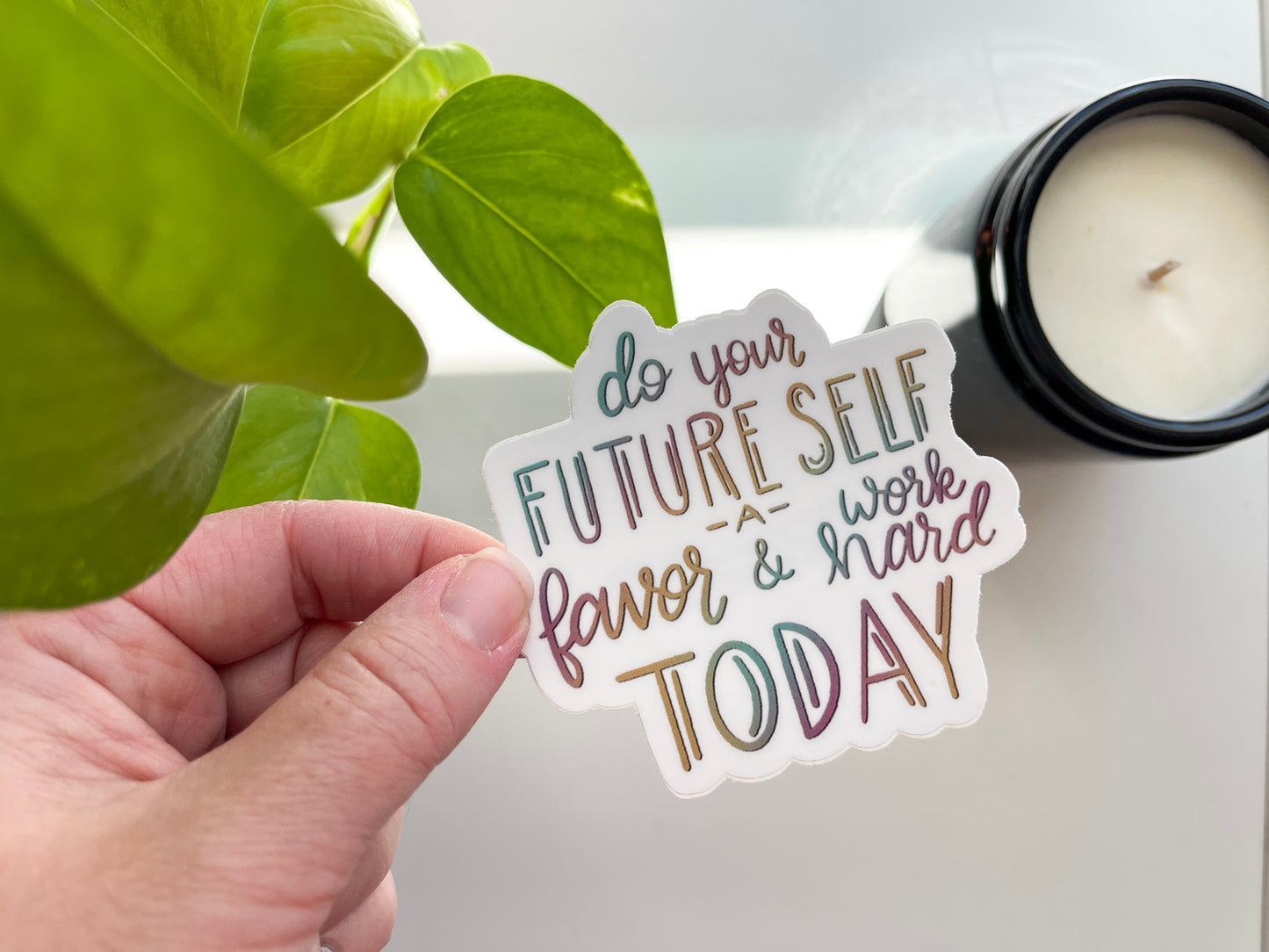 Future Self Waterproof Sticker