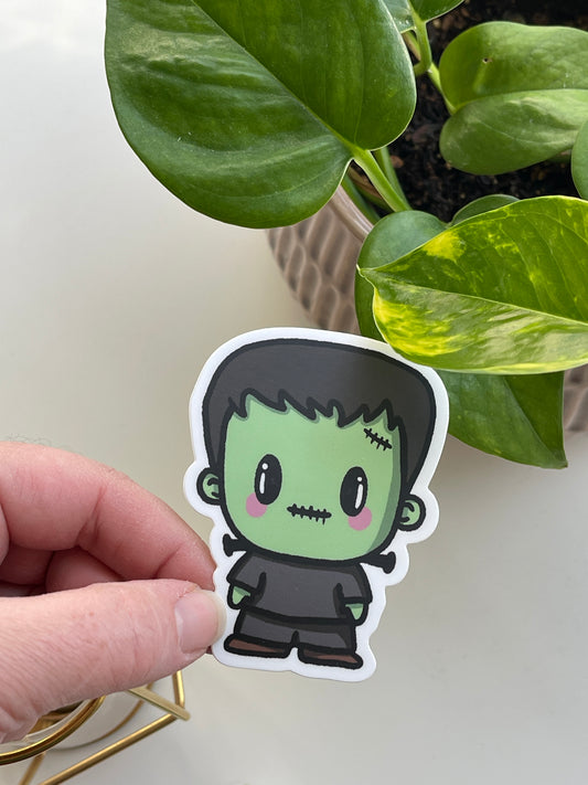 Monty the Monster Spooky Pals Waterproof Sticker