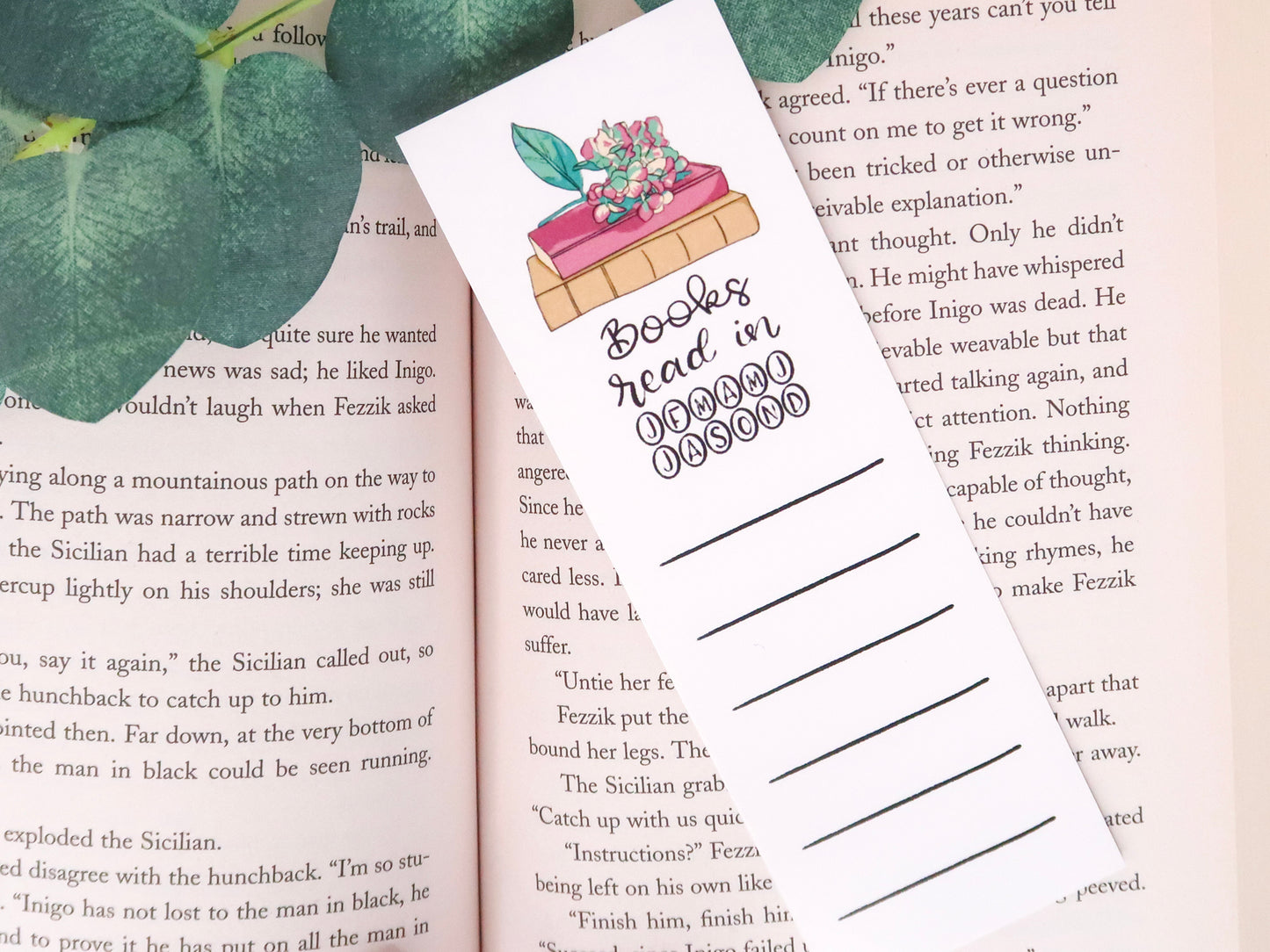 Books Read Bookmark