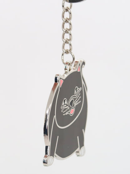 Chonky Kitty Enamel Keychain