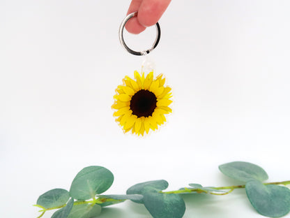 Sunflower Keychain