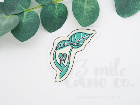 Plantastic Stem Waterproof Sticker
