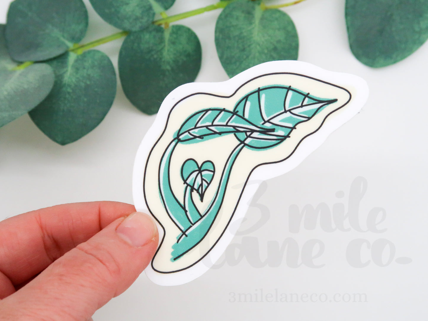 Plantastic Stem Waterproof Sticker