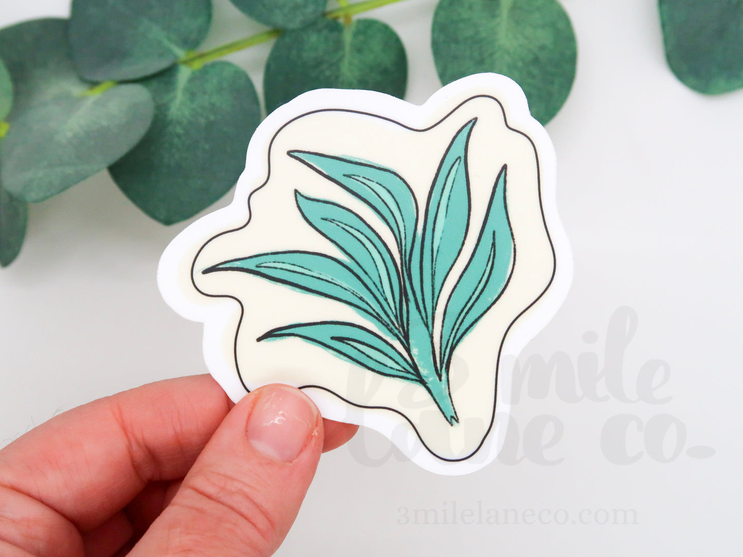 Plantastic Leaves Waterproof Sticker
