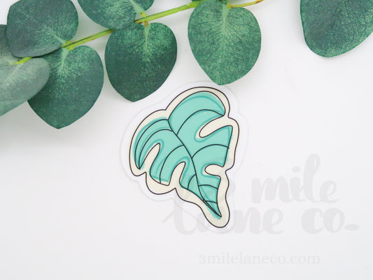 Plantastic Monstera Waterproof Sticker
