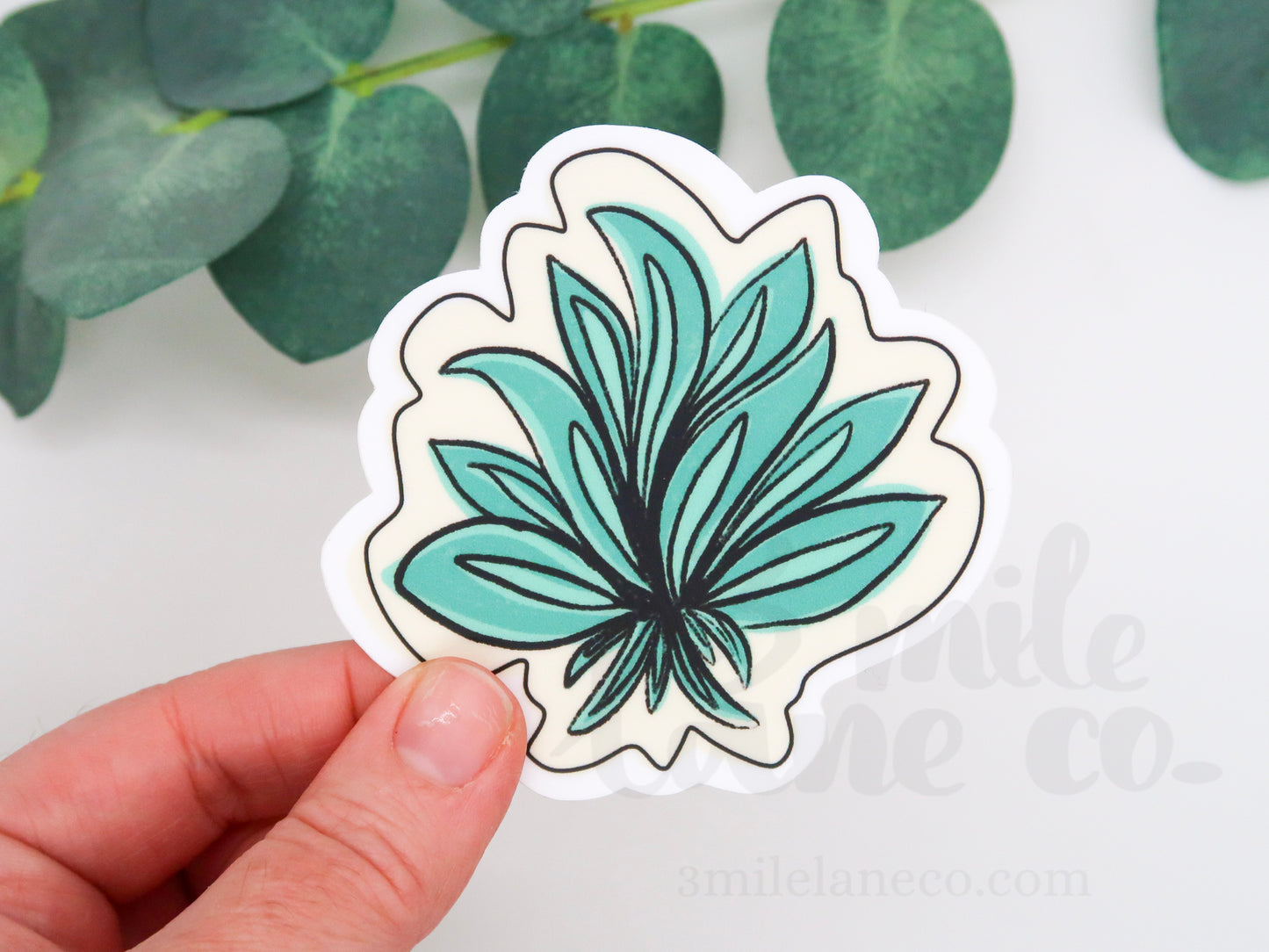 Plantastic Grass Waterproof Sticker