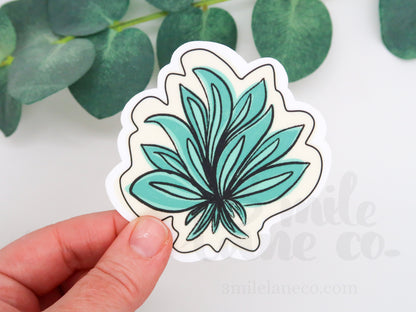 Plantastic Grass Waterproof Sticker