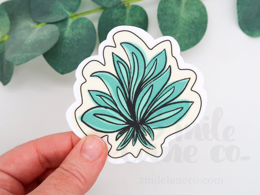 Plantastic Grass Waterproof Sticker