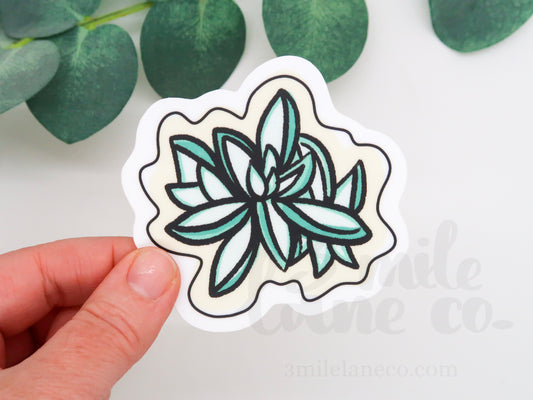 Plantastic Succulent 2 Waterproof Sticker