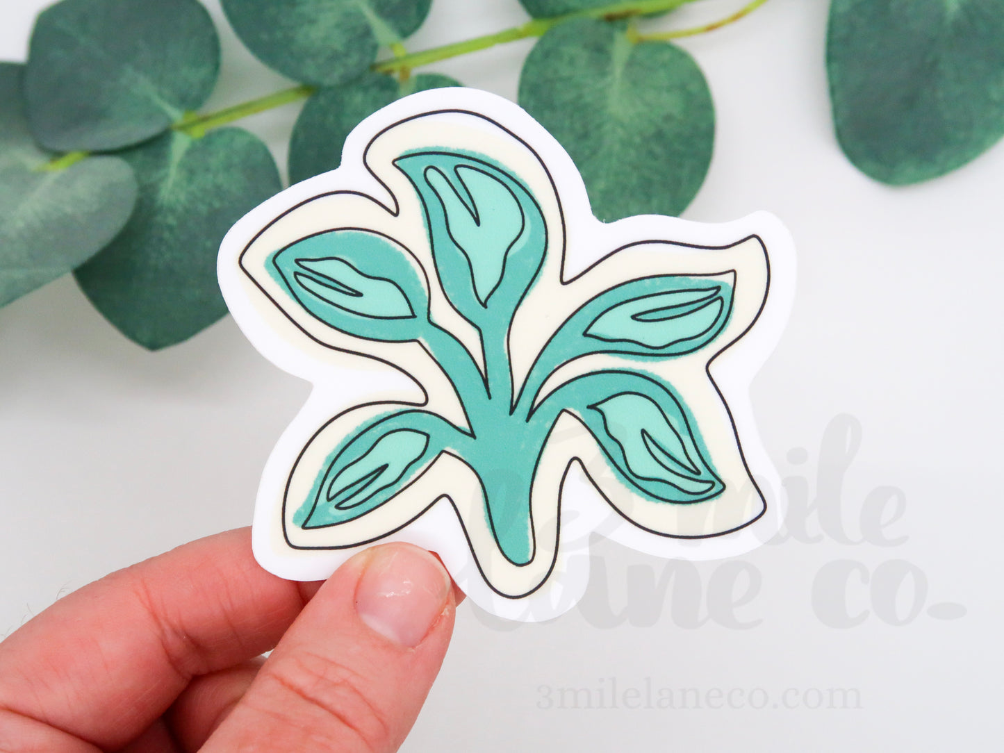 Plantastic Leaves 2 Waterproof Sticker