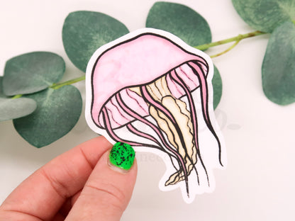 Jelly Fish Waterproof Sticker
