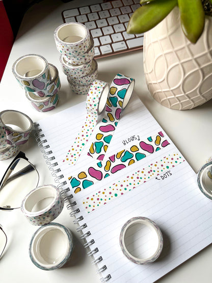 Dots and Blobs Washi Tape