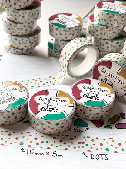 Dots and Blobs Washi Tape