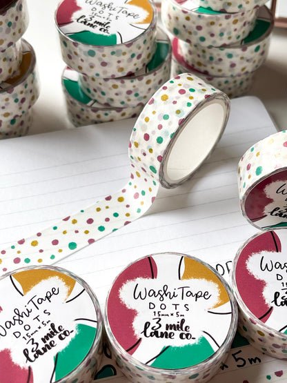 Dots and Blobs Washi Tape