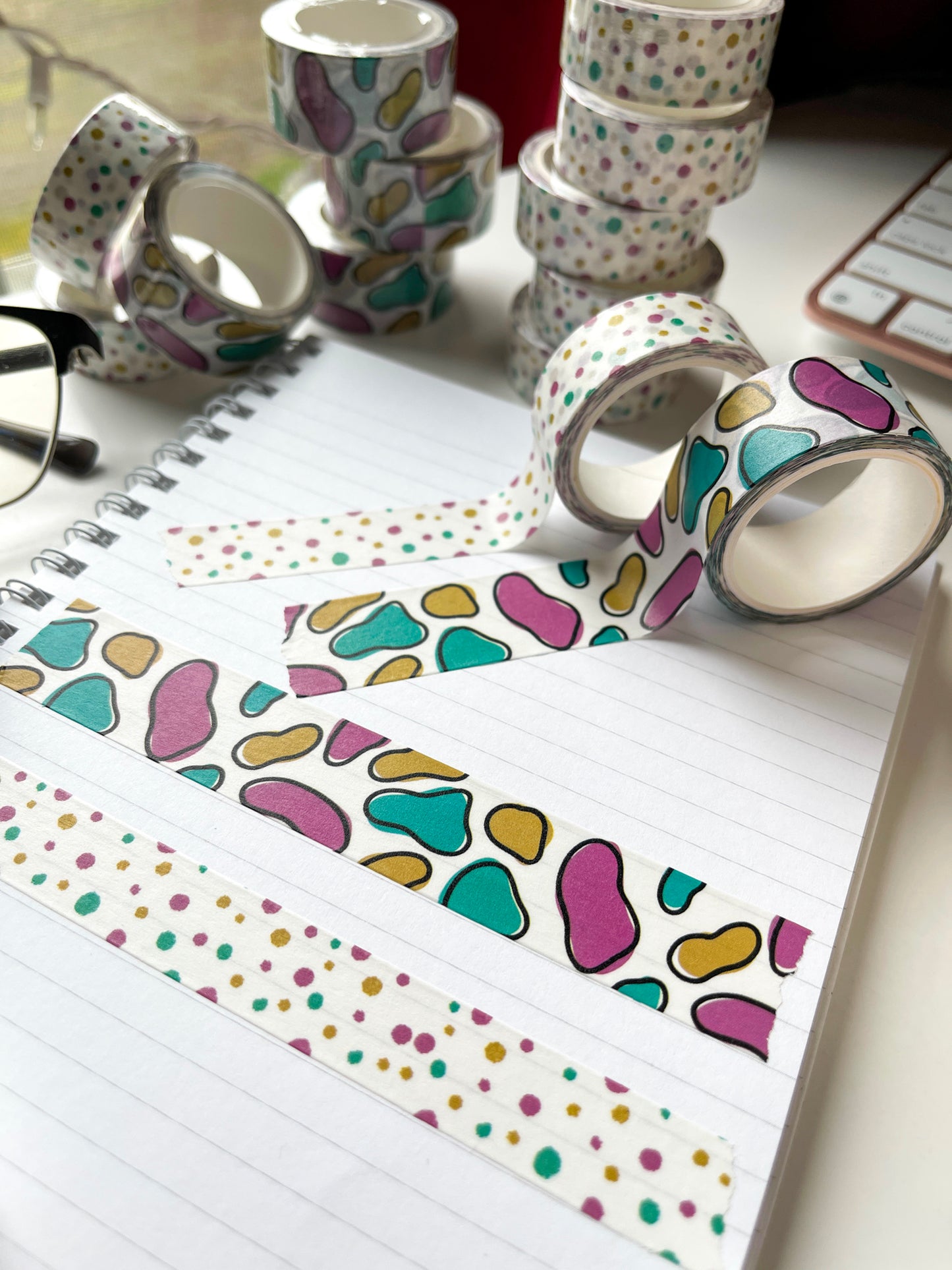 Dots and Blobs Washi Tape