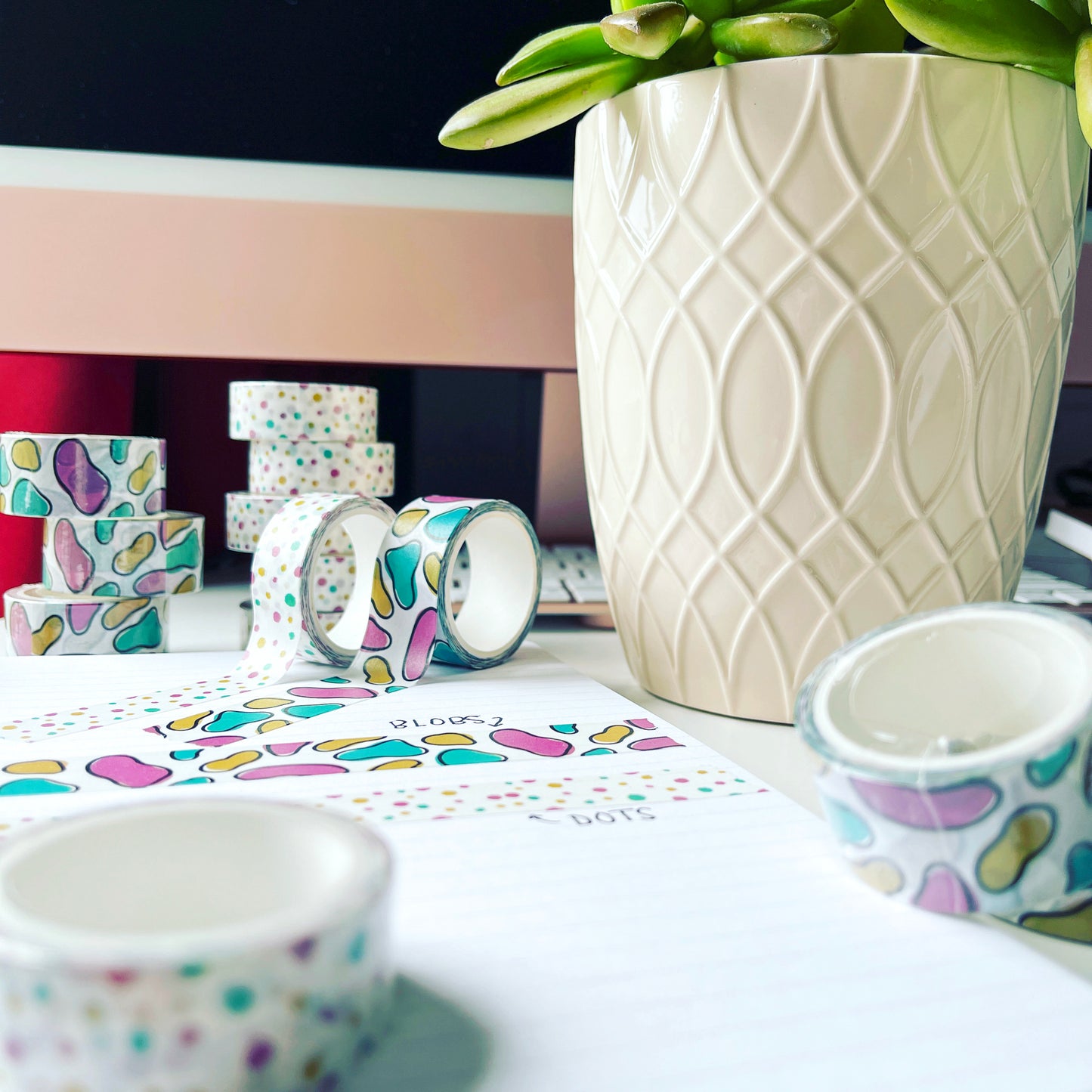 Dots and Blobs Washi Tape